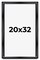 Modern Shadow Box 1.5" Depth Black Picture Frame - UV Acrylic, Backing, Hanging Hardware